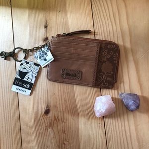 Brown Leather Card Wallet